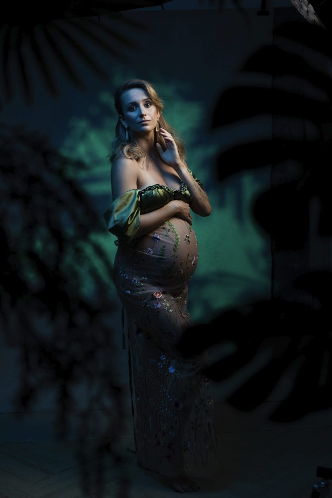 Luxury Maternity Silhouette Portrait Aberdeen