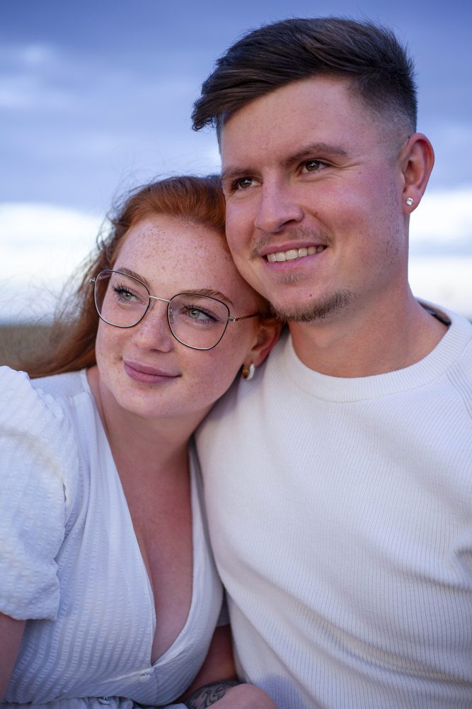 Timeless engagement portrait Aberdeen